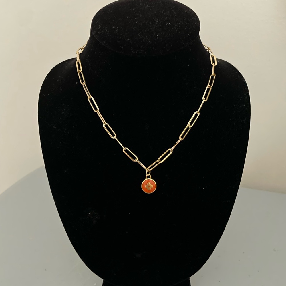 Louis Vuitton repurposed charm necklace